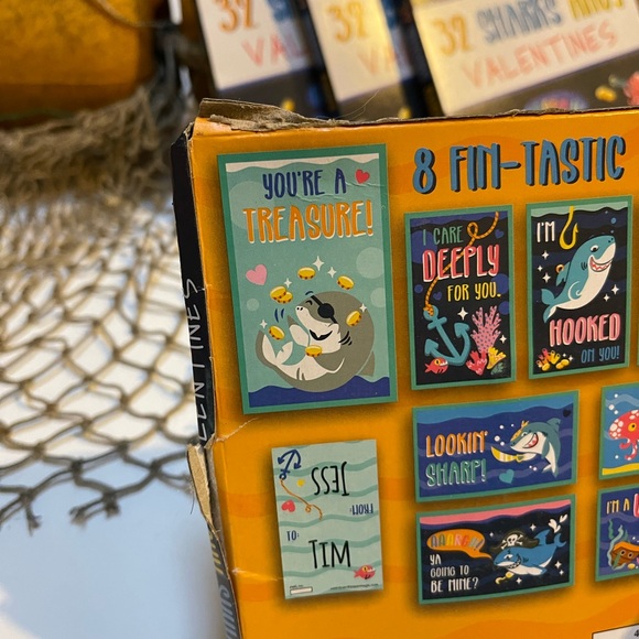 Bulk 5 packs New in Box Sharks Ahoy Valentines  32 x 5 (160 total) - Picture 3 of 3